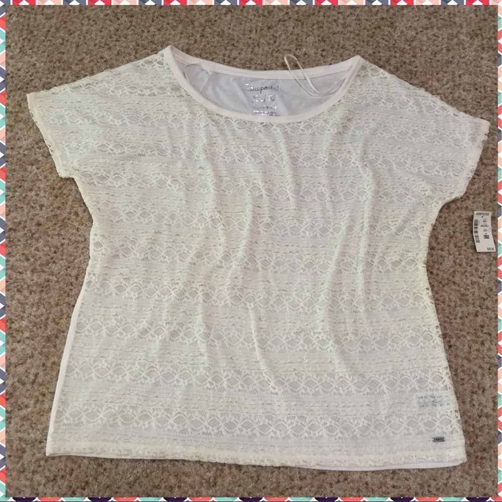💐 BOGO🌺 Aeropostale🌸Lace🌼Top🌺NWT💐
